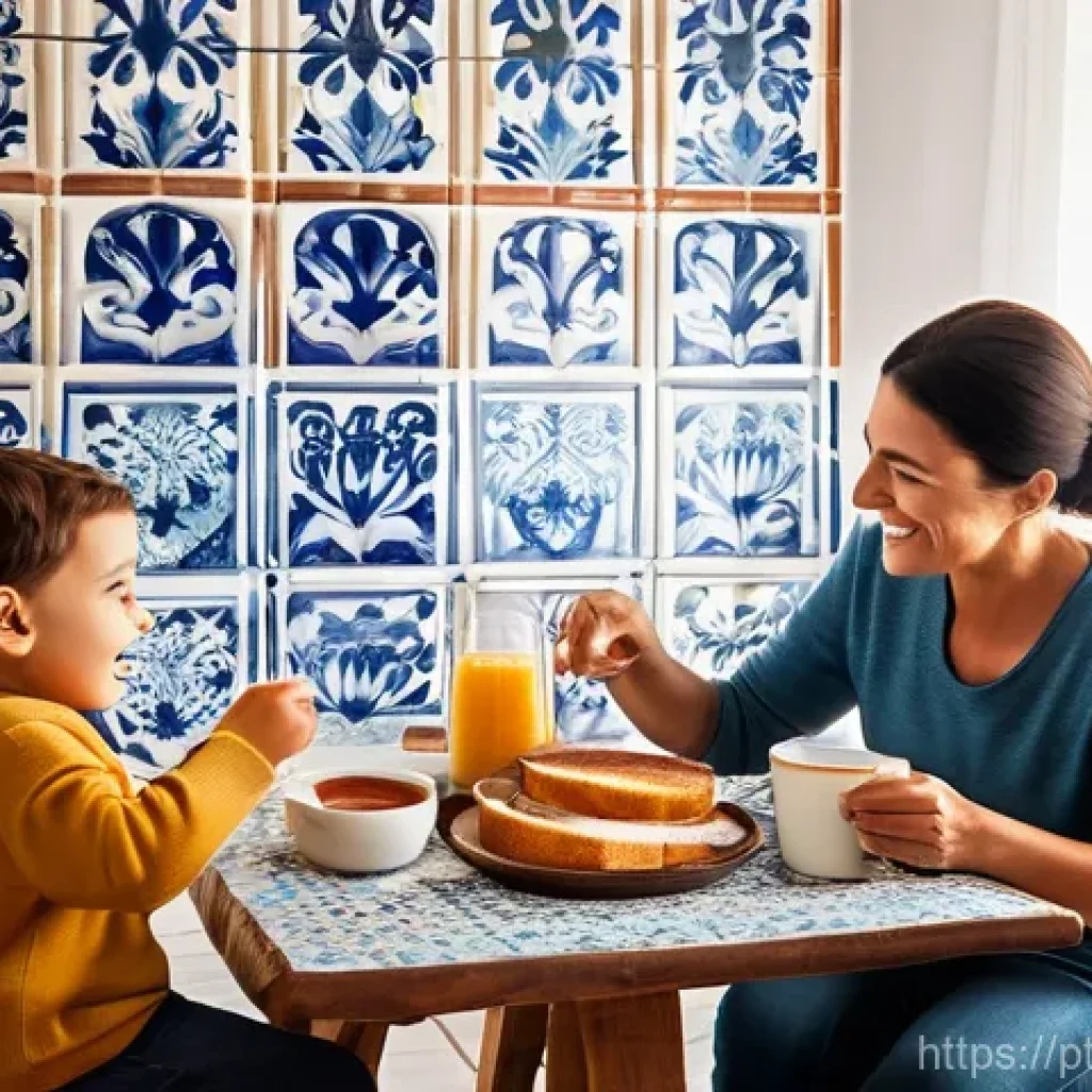 브랜드 마케팅과 고객 충성도 관리 - **Prompt 1: The Essence of a Portuguese Brand - Family Connection**
    "A heartwarming scene featur...