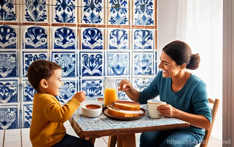 브랜드 마케팅과 고객 충성도 관리 - **Prompt 1: The Essence of a Portuguese Brand - Family Connection**
    "A heartwarming scene featur...